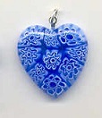 Blue "Lace"Heart